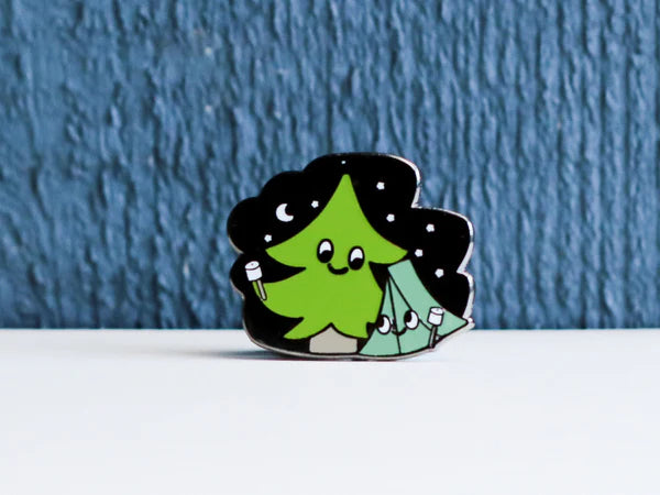 Camping Forest Enamel Pin