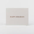 Happy Holidays Rose Card