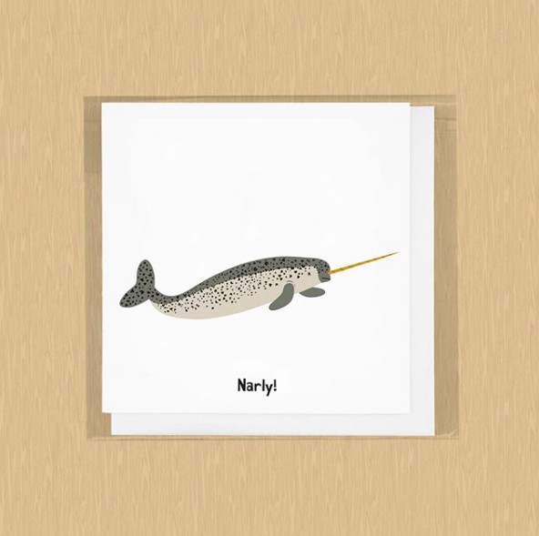 Narly! Narwhal Card