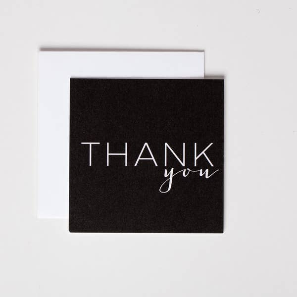 Thank You - Mini Notecard