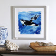 Katrina & Unna Orca Whales Art Print