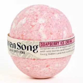 Soapberry Ice Cream Bath Bomb - Wild Berries & Fireweed