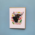 Taurus Zodiac Greeting Card