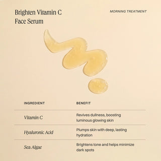 Brighten Vitamin C Face Serum - Dark Spot Treatment