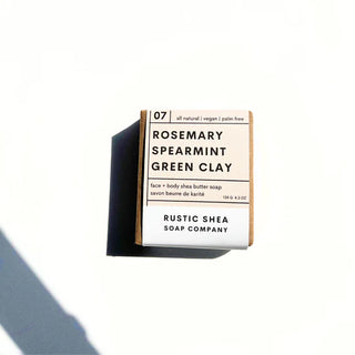 07 Rosemary Spearmint Green Clay Soap