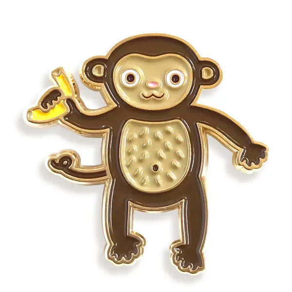 Monkey Enamel Pin