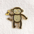 Monkey Enamel Pin