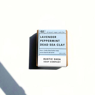 02 Lavender Peppermint Dead Sea Clay Soap