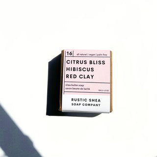 16 Citrus Bliss Hibiscus Red Clay Soap