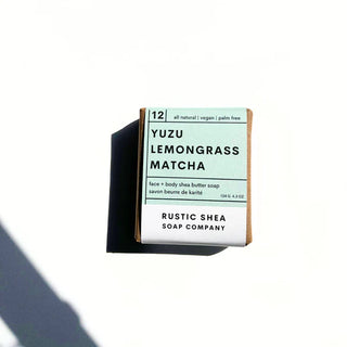 12 Yuzu Lemongrass Matcha Soap