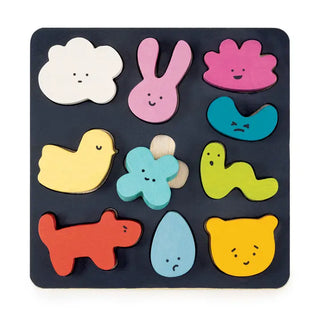 Wooden Mood Board Shape Sorter