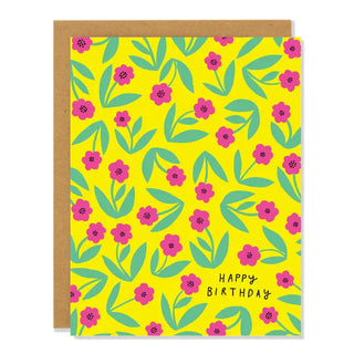 Little Flowers Birthday Card