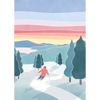 Sunset Ski- 500-Piece Puzzle