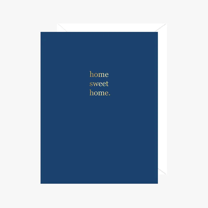 Home Sweet Home Foil Card