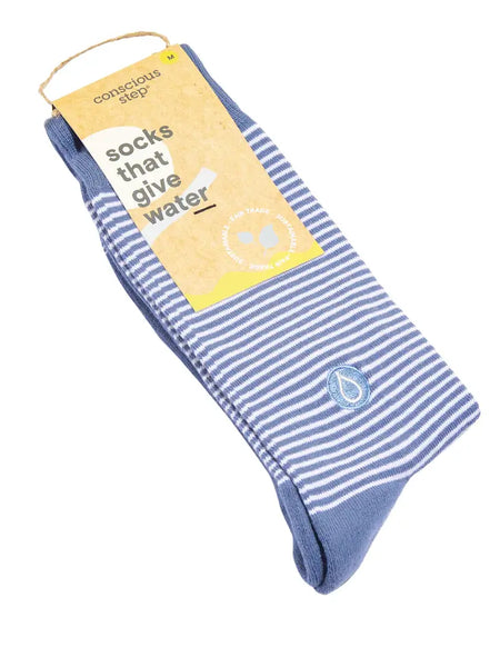 Socks That Give Water (Blue Stripes)