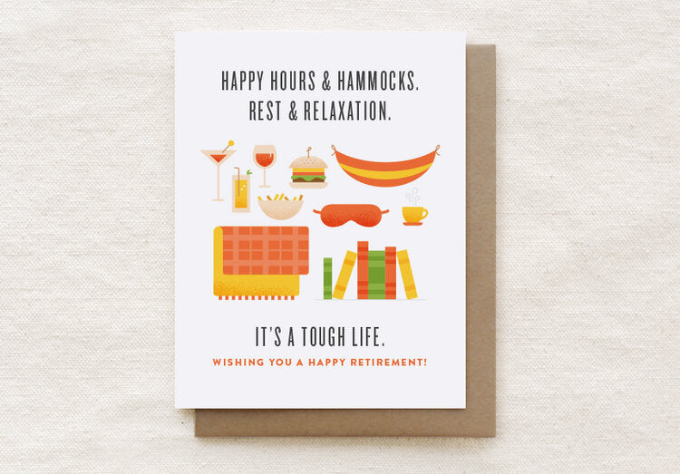 Happy Hours Retirement Cards