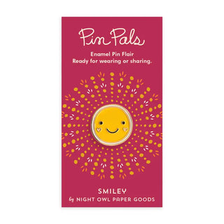 Smiley Enamel Pin