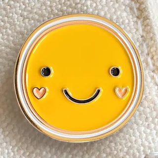 Smiley Enamel Pin