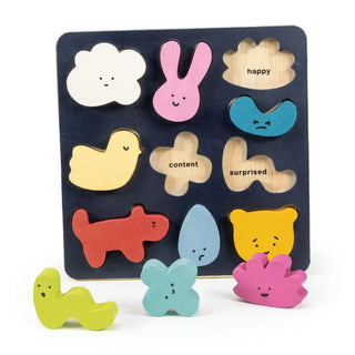 Wooden Mood Board Shape Sorter