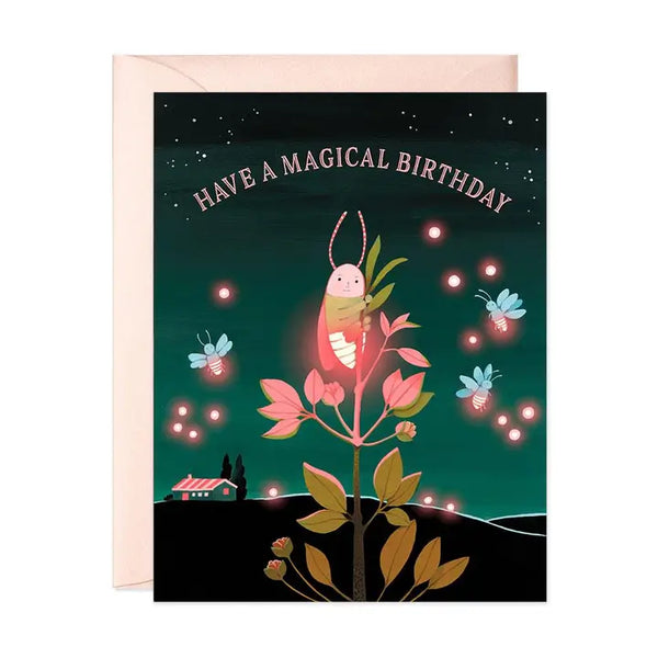 Firefly Birthday Card