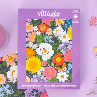 Midnight Blooms - 500 Piece Puzzle