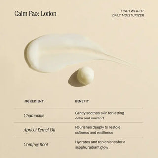Calm Face Lotion - Lightweight Moisturizer