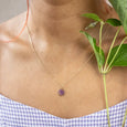 Small Pressed Flower Necklace