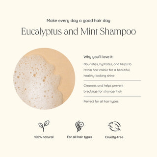 Eucalyptus & Mint Shampoo - Nourishing, Sulfate-Free