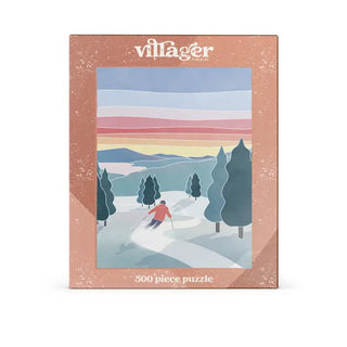 Sunset Ski- 500-Piece Puzzle