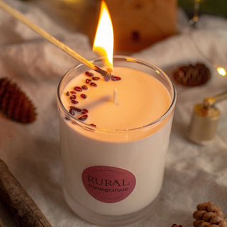 Pomegranate Classic Glass Candle