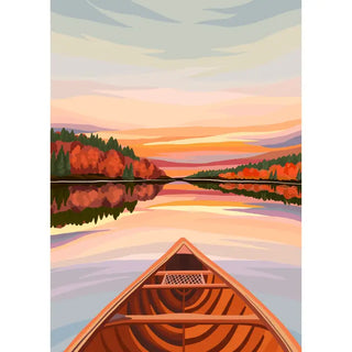 Canoeing At Dawn - 500 Piece Puzzle