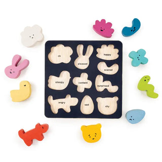 Wooden Mood Board Shape Sorter