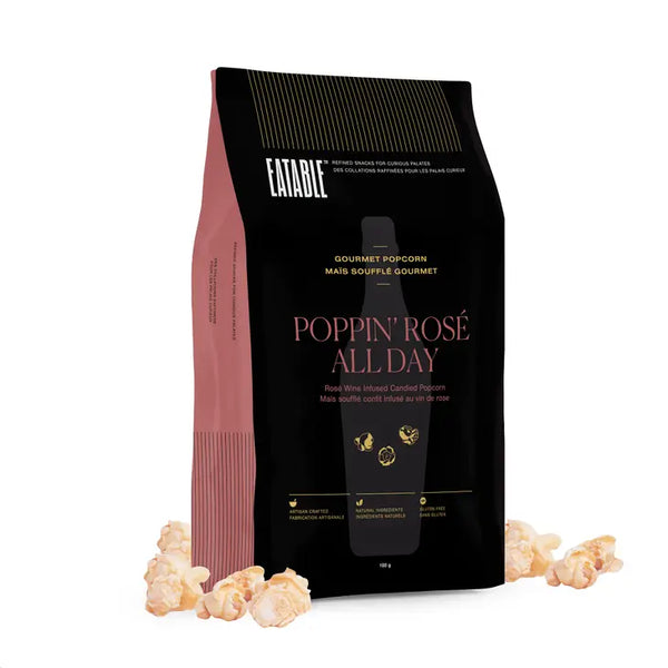 Poppin' Rosé All Day - Gourmet Popcorn