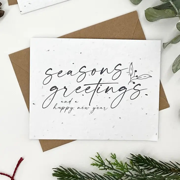Plantable Greeting Card - Seasons Greetings