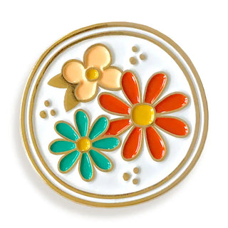 Flowers Enamel Pin