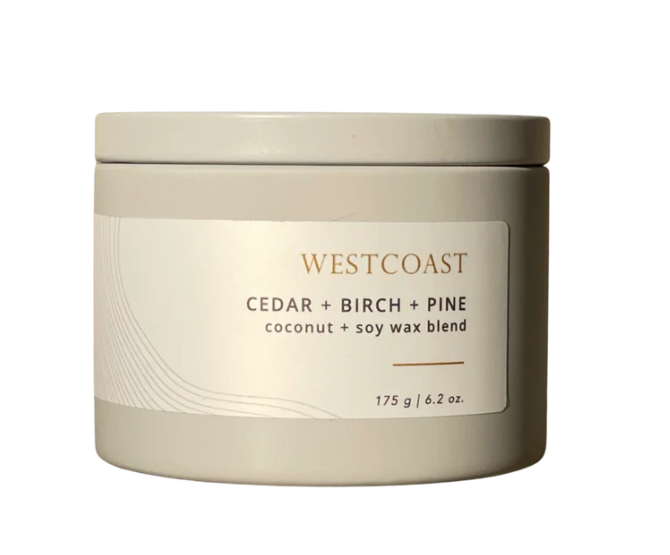Westcoast - Cedarwood, Birch & Pine Soy Candle