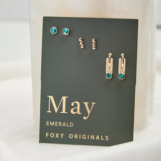 May Birthstone Earrings