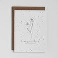 Plantable Card - December Birth Flower (Narcissus)