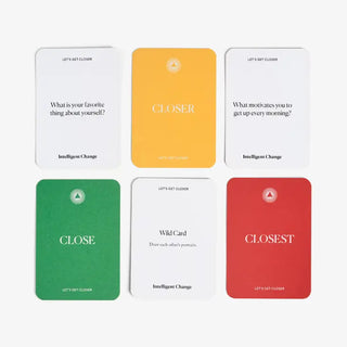 Get Closer Question Card Game