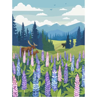 Lupines Meadow - 1000 Piece Puzzle