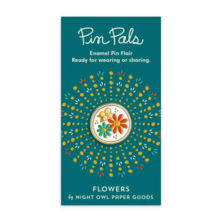 Flowers Enamel Pin