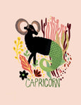 Capricorn Zodiac Greeting Card