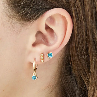 March Birthstone Earrings