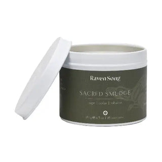 Sacred Smudge Candle - Sage & Cedar & Tobacco Leaf