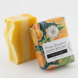 Orange Grapefruit Coconut Milk Soap -  Uplifting