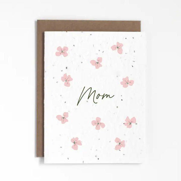 Plantable Card - Floral Mom