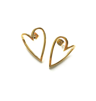 Open Hearts Studs