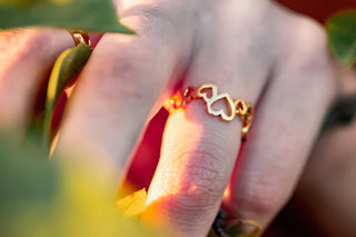 Gold Heart Ring