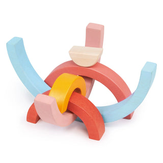 Wooden Sunset Tunnel Stacking Rainbow