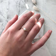 Pearl Stacking Ring - Gold